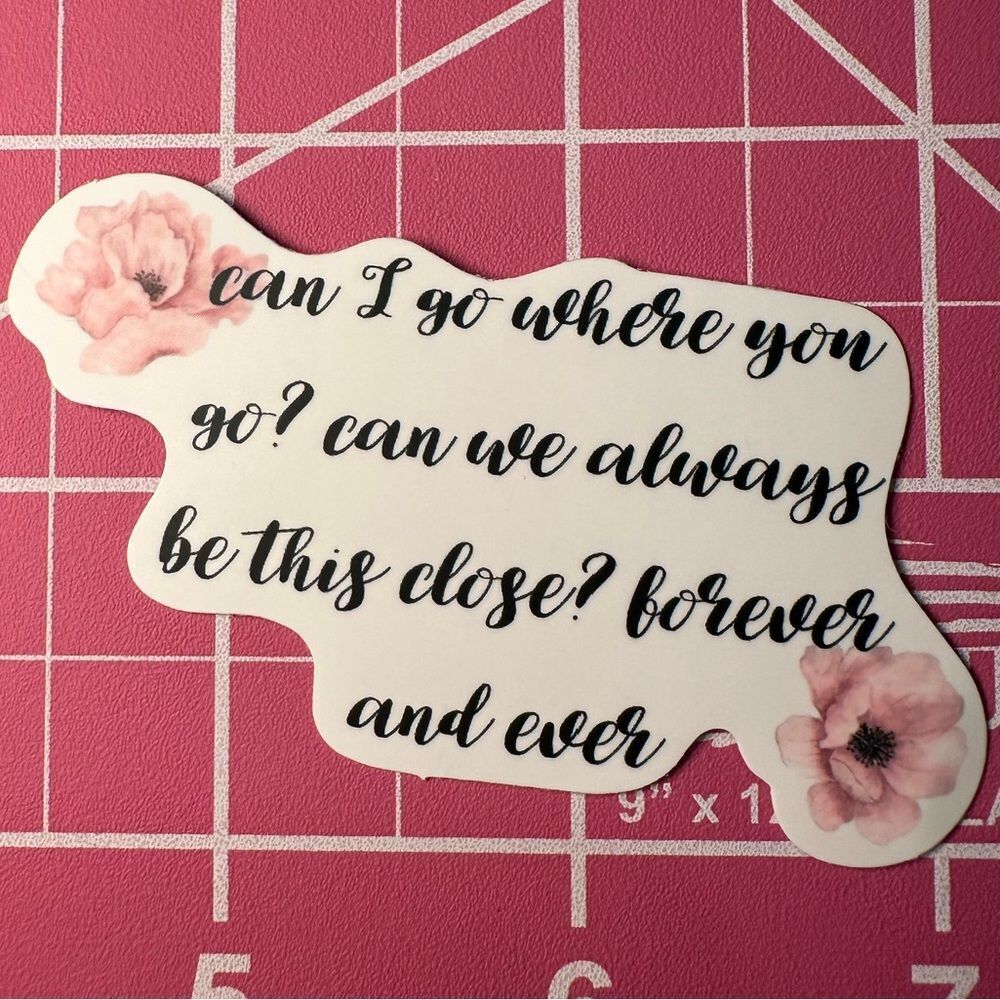 💜13/$13 +Bundle Sticker Sale | MUSIC Taylor Swift Waterproof Sticker